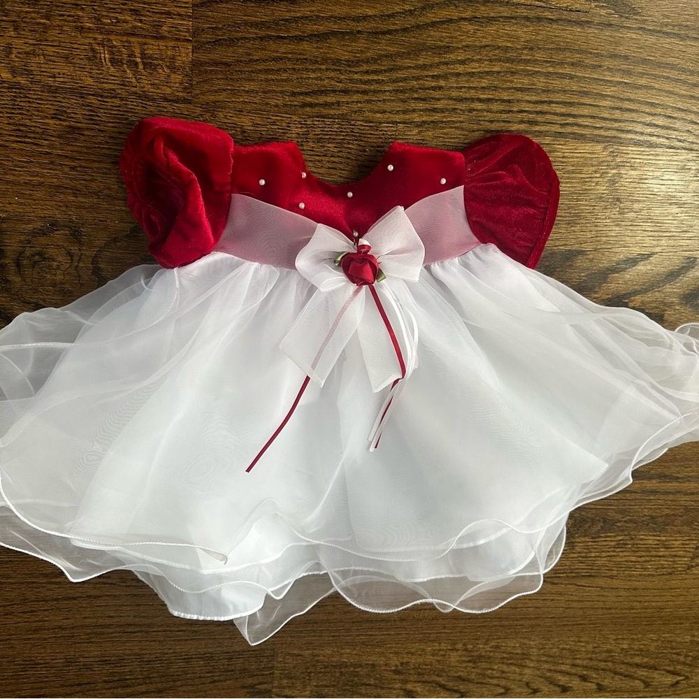 Beautiful 3/6 Month Baby Girl Christmas Dress * New Condition